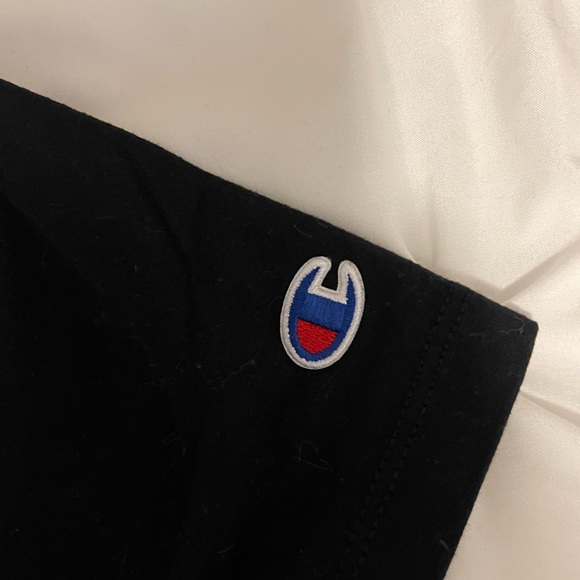 Black Champion Tee Shirt - Picture 3 of 4